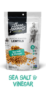Sea Salt &amp; Vinegar Roasted Lentils