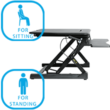 adjustable height laptop table Sit Stand Desk Standing Desks Flex Ergonomic Support Monitor Stand