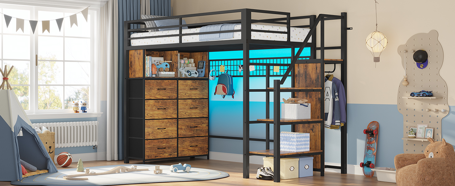 twin size loft bed