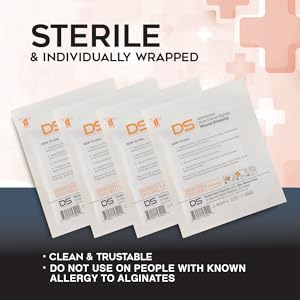 aquacel ag extra silver gauze gel healing pads calcium alginate with silver wound therapy