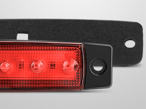 3.8inch 6led side marker light red