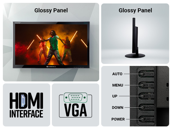 Amazon.in: Buy ZEBRONICS Zeb-V19Hd 18.5 Inch (46.99 Cm) Led