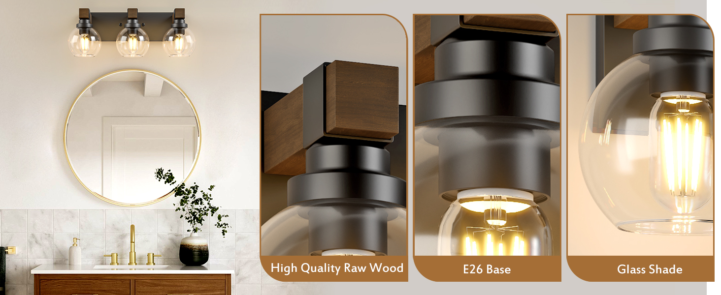 Bathroom Vanity Black Light Fixture