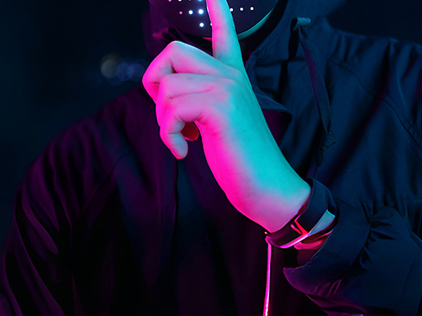 light up mask