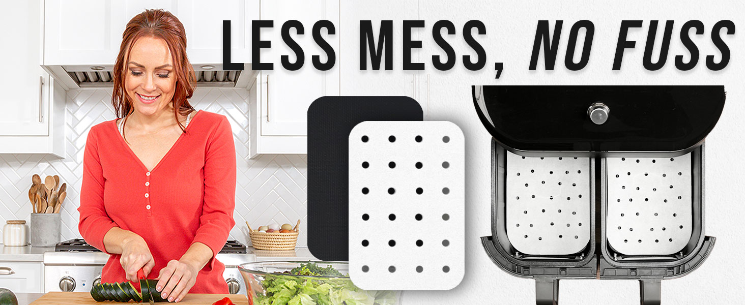 parchment for instant pro xl 8qt clear cook 2 basket windows paper liner accessories for air fryer