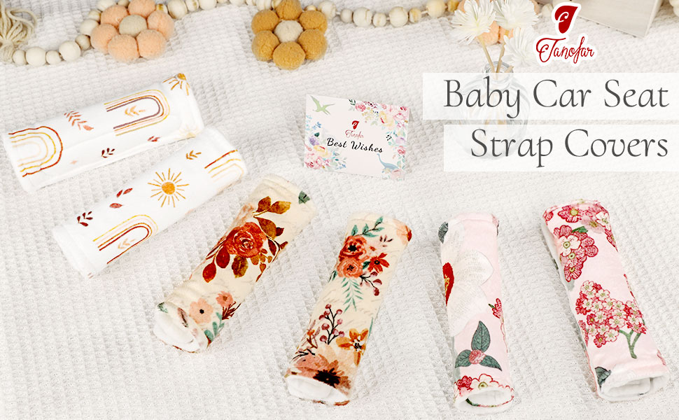 baby car seat strap covers