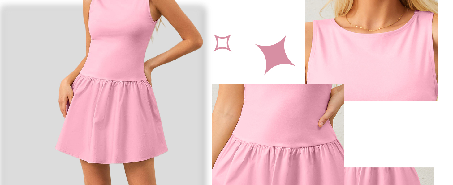 flared beach short dresses