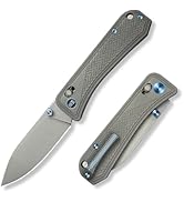 WeKnife Bougie Banter Folding Pocket Knife for EDC, Crossbar Lock Folding Knife with 2.91
