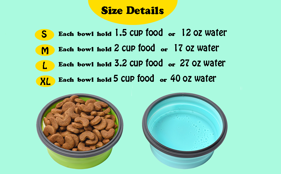 dog travel bowls collapsible