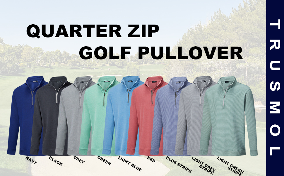 quarter zip pullover men