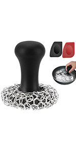 cast iron cleaner scrubber