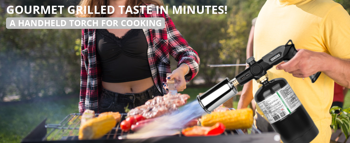 Sondiko Powerful Grill & Cooking Propane Torch L8010, Sous