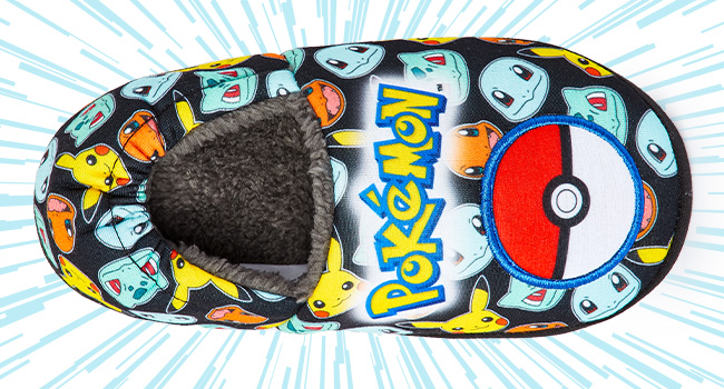 Pokemon Boys Slippers Boot Slippers