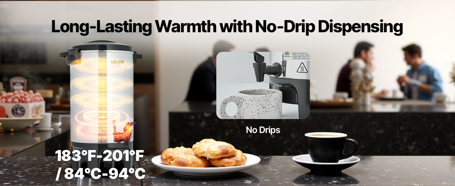 Commercial coffee urn