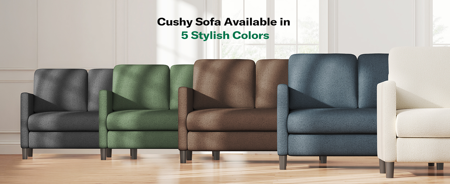 Loveseat Sofa, 51" Love Seat, Comfy Teddy Small Loveseat for Small Spaces, Tool-Free Setup Sofa Couch for Bedroom, All-Wood Couches for Living Room, No Pillow Included, Beige 28 loveseat sofa small sofa couch for bedroom love seat sofas for living room couches for living room