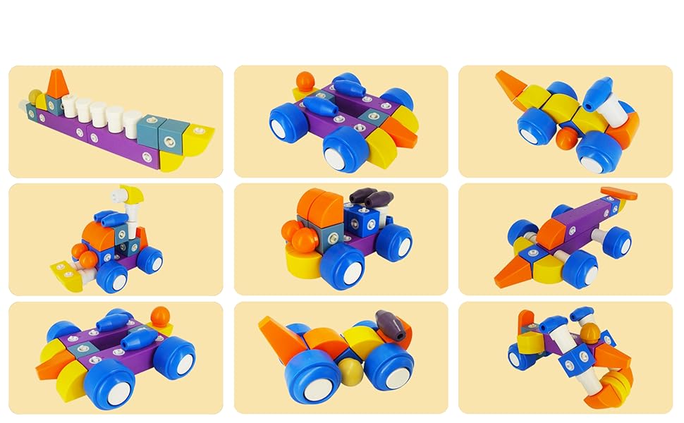 Building Blocks Toy for Kids, Create Puzzle Kids Building