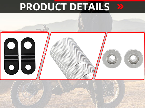 Amazon.com: BAOUFF Foot Pegs for Super 73,CNC 7075 Aluminum