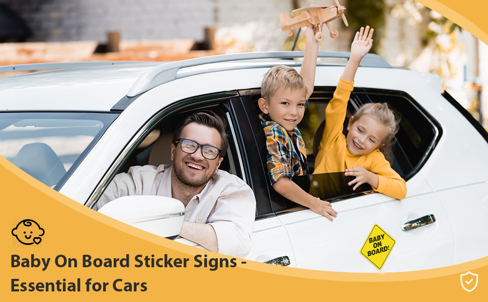BABY ON BOARD STICKER SIGNS CAR DECAL