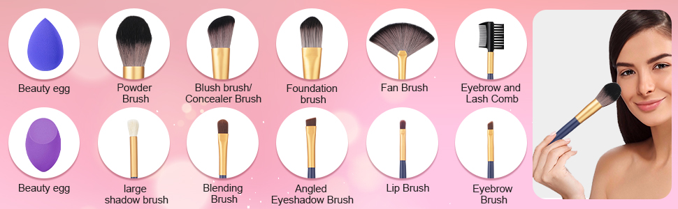 Makeup Brushes and Beauty Blender
