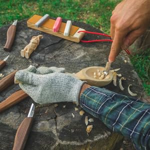 BeaverCraft Deluxe Wood Carving Kit S50X - Wood Carving Tools Wood Carving Set