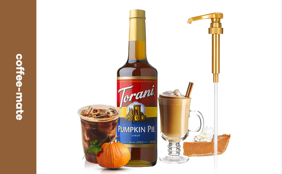 Premium Pumpkin Spice Syrup For Coffee 25.4Oz Bottle With