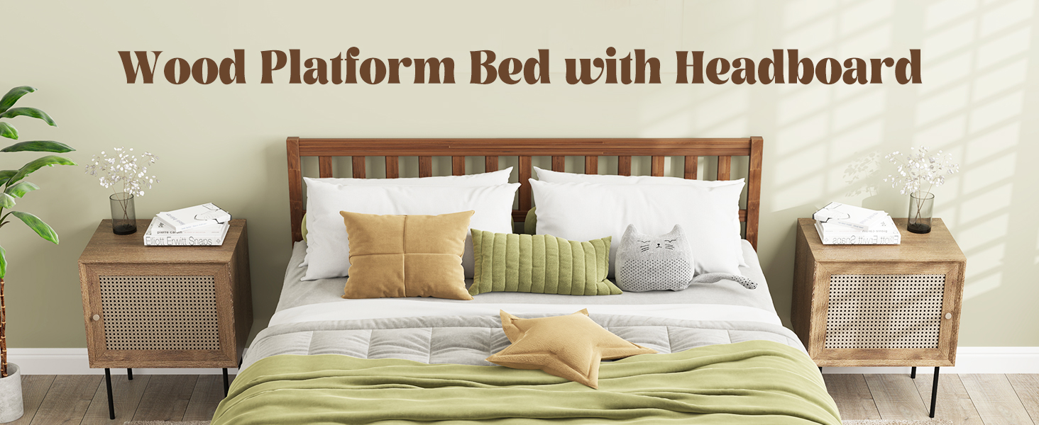 Wood Platform Bed Frame