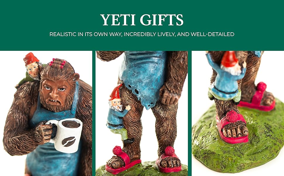 Bigfoot Statue - Funny Garden Gnomes