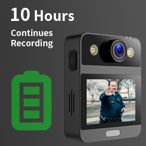 SJCAM A20 Body Camera กล้องติดตัว แบตเตอรี่ 2650mAh บันทึกต่อเนื่อง 7-10 ชั่วโมง 4K / 24FPS