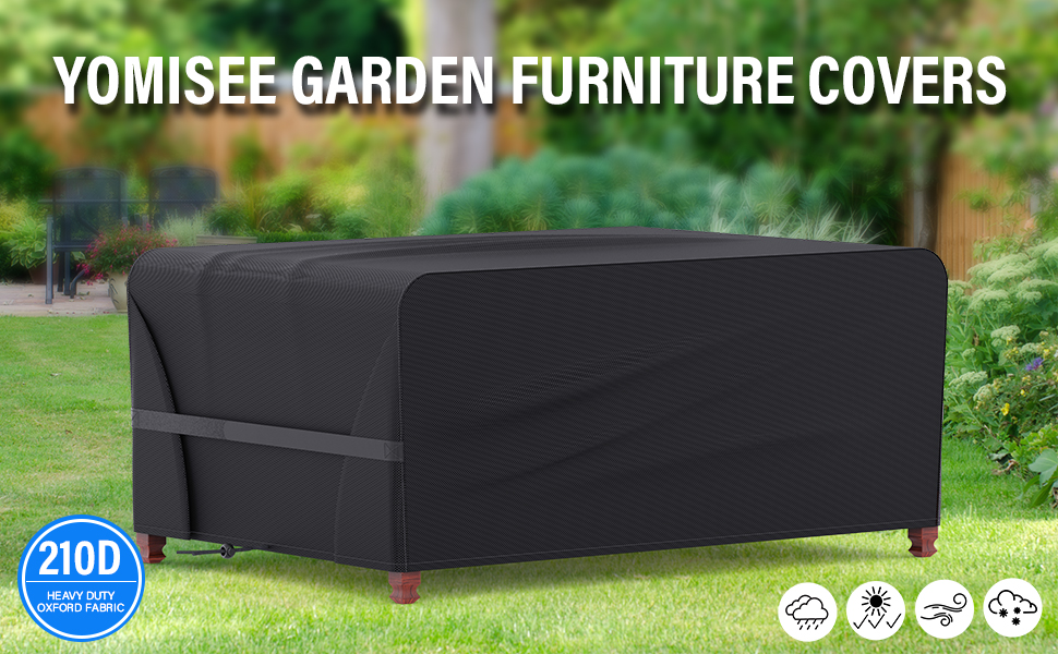 Garden Furniture Covers Waterproof, Yomisee Outdoor Patio Table Cover