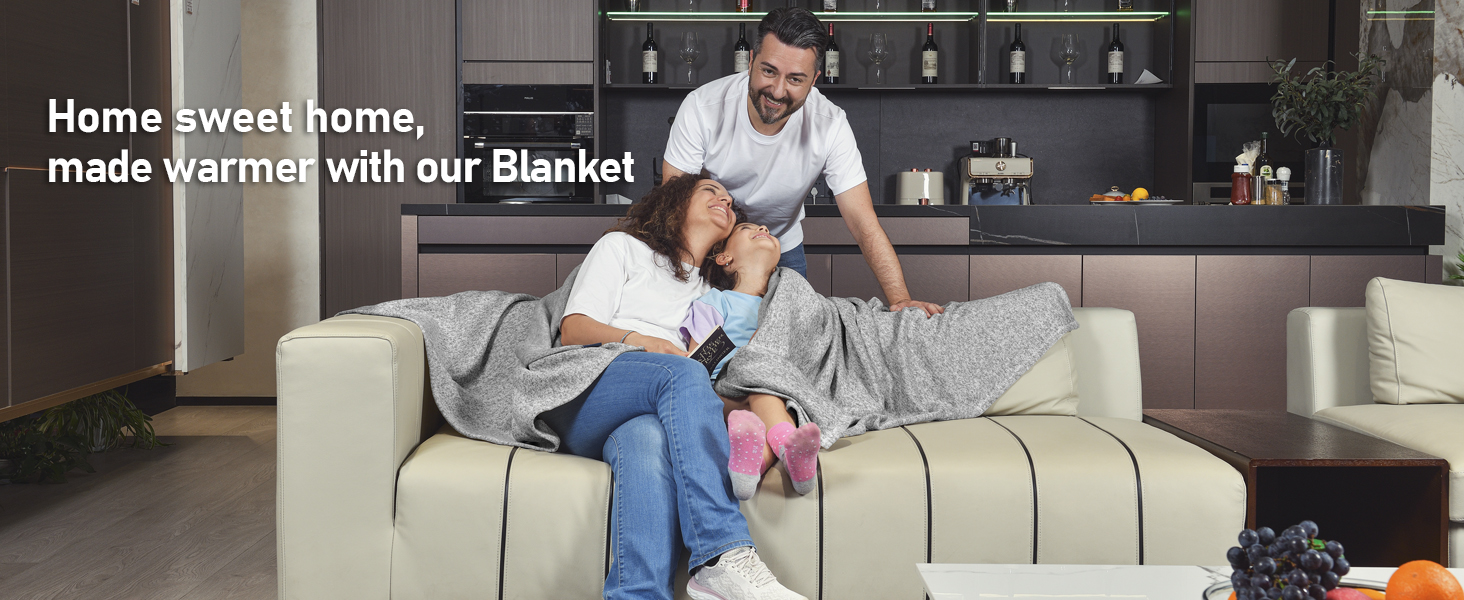 Home sweet home, made warmer with our Blanket
