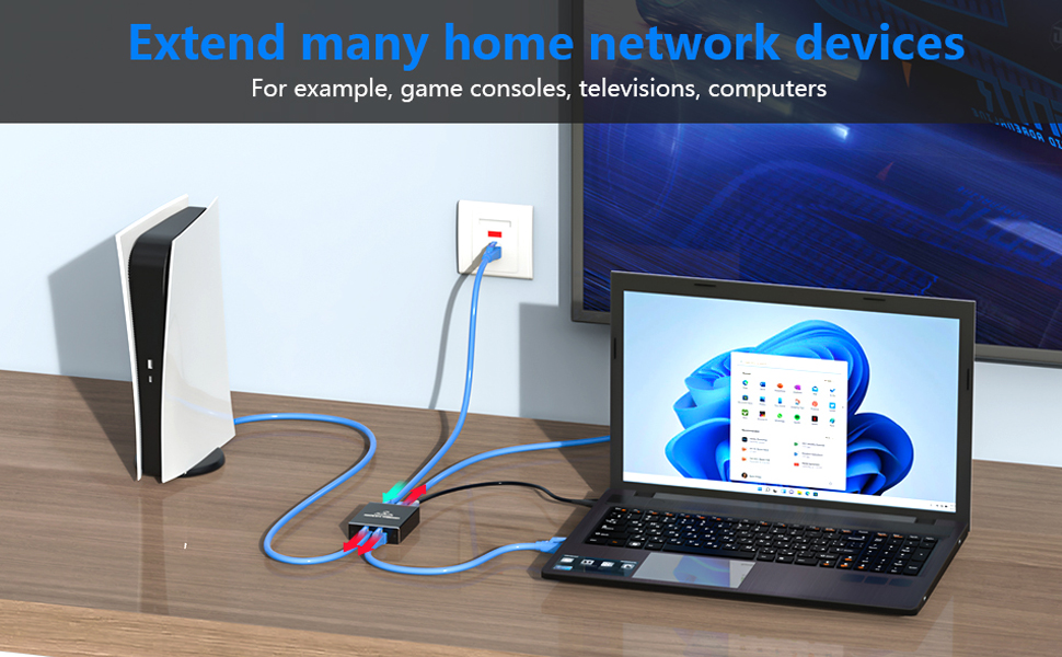 Extend many home network devices