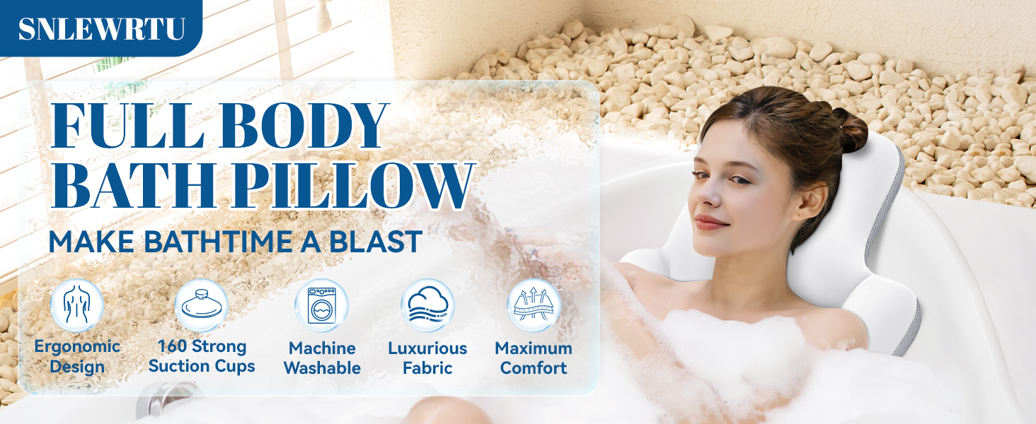 bathtub pillows for head and neck full body bath pillow for bathtub jacuzzi mat for bathtub cushion
