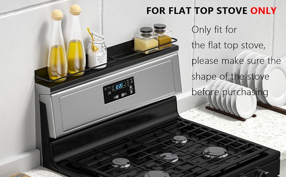 BATHHOLD 30" Length Oven Shelf, Stove Top Shelf, Shelf for