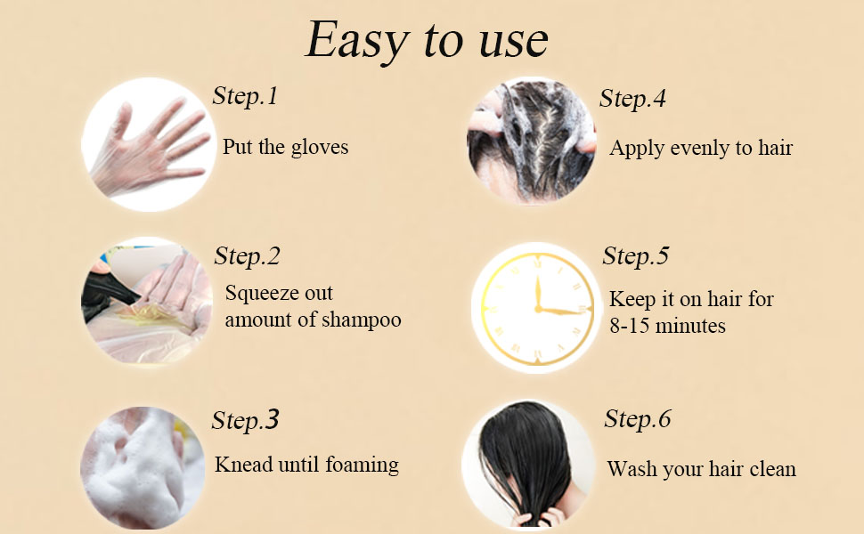 Black Hair Dye Shampoo