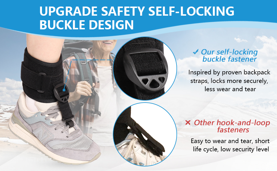 drop foot brace for sleeping