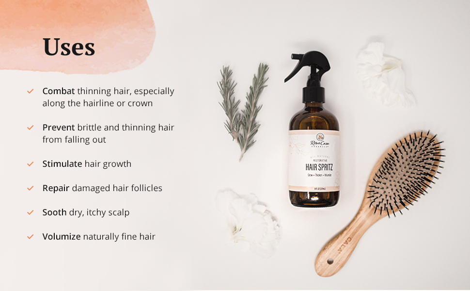 Rowe Casa Organics Hair Growth Spray Hair Texturizer