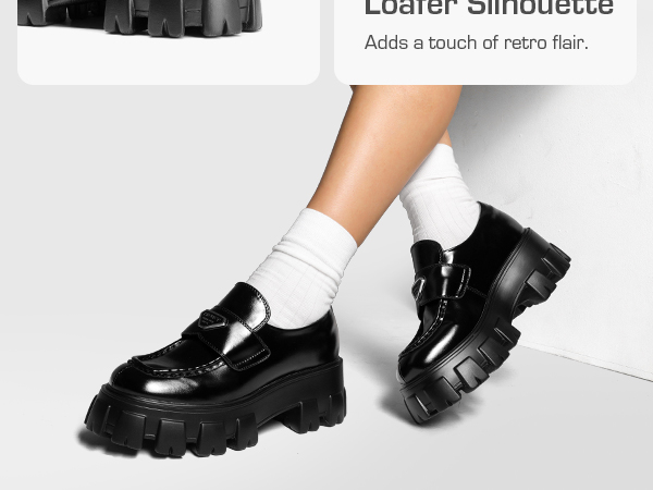 Amazon.com | DREAM PAIRS Women's Chunky Loafers Platform