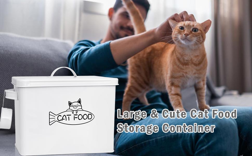 Large Cat Food Storage Container