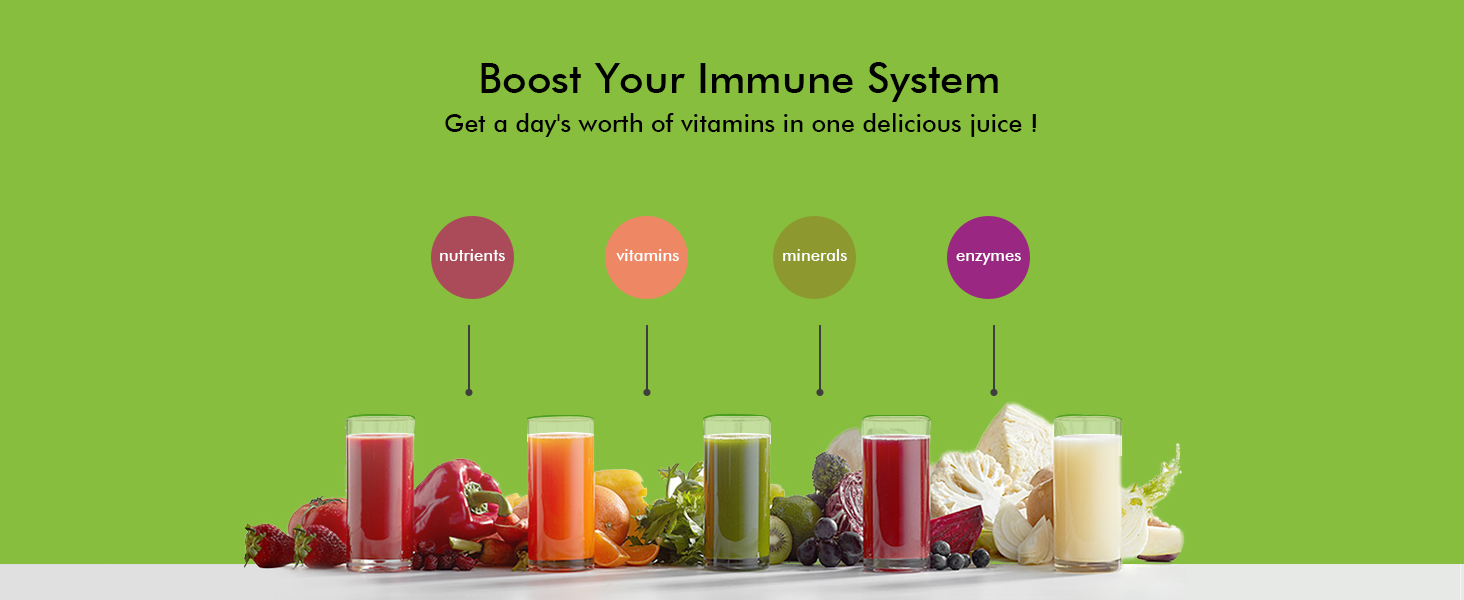 boost your immune system through using juicer