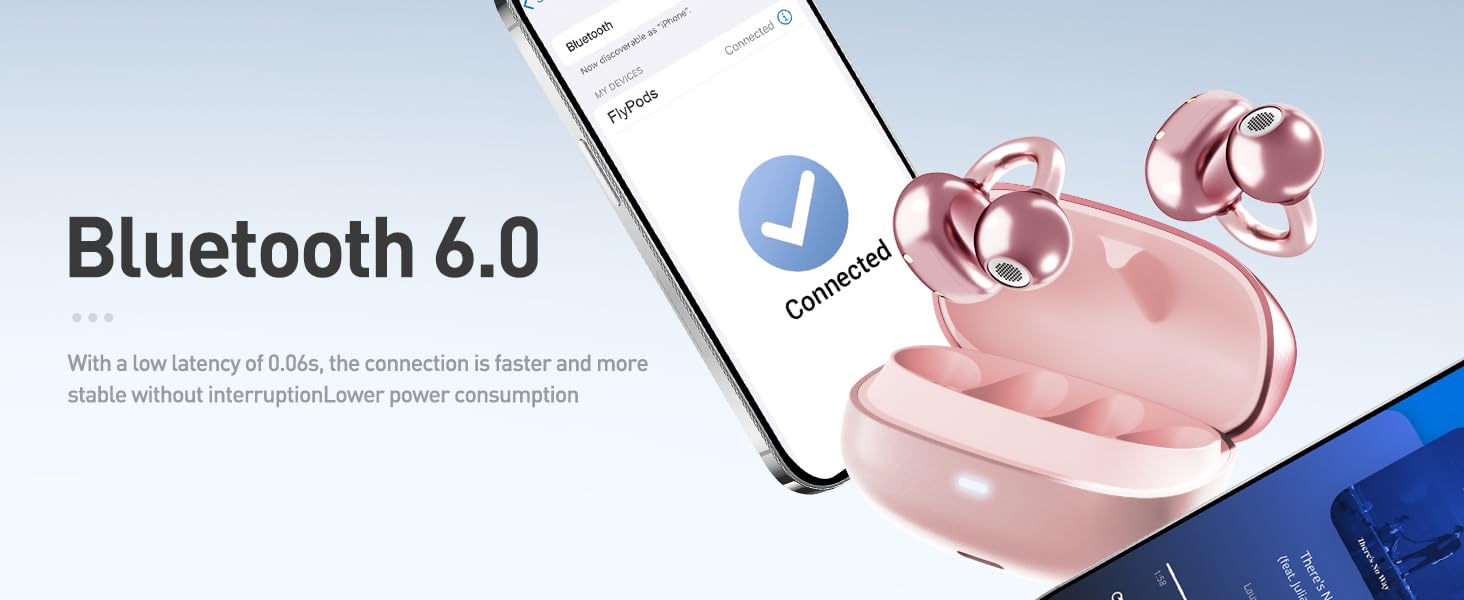 Bluetooth 6.0 & IPX5 Waterproof