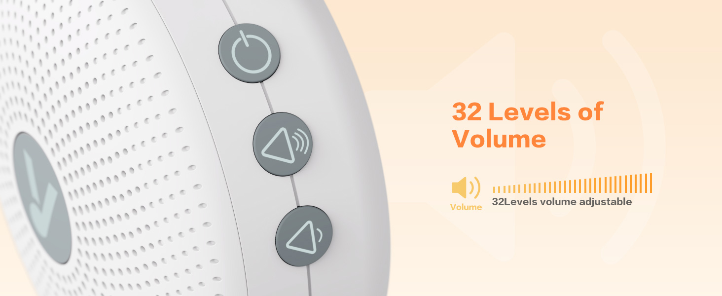 noise machine 32 Levels of Volume