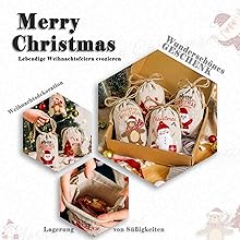 Multiple usage such as gift storage, candy storage, Christmas tree decoration for Christmas gift bag