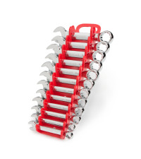 Stubby Combination Wrench Set, 12-Piece (8-19 mm) - Holder