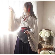 Favorite フェイバリット　和装 花レース袖着物トップス Amazon | [フェイバリット] オリジナル四季を感じる 和袖