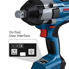 BOSCH GDS18V-770N PROFACTOR™ 18V 3/4 In. Impact Wrench with Friction Ring and Thru-Hole (Bare Tool) ADVANCED CONTROL