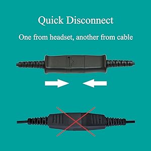 compatible with poly plantroncis qd and daily headset