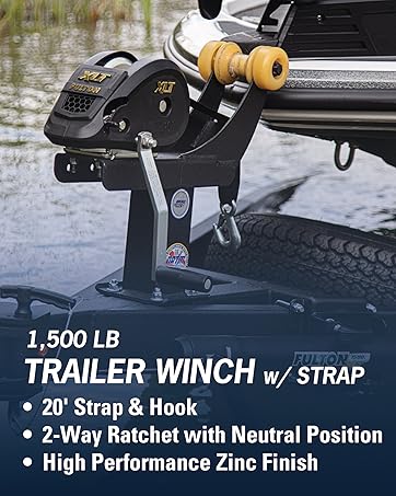 Amazon.com: Fulton 500621 XLT Marine Trailer Winch, Powered