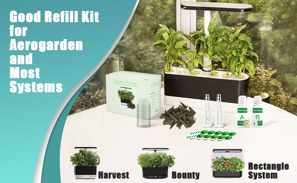 128 pcs Seed Pod Kit for Aerogarden, Grow Anything Kit for Hydroponics, Hydroponics