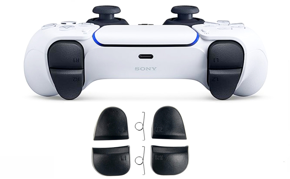New World L1 L2 R1 R2 Trigger Buttons Shoulder Buttons & Springs Replacement Parts for PS5