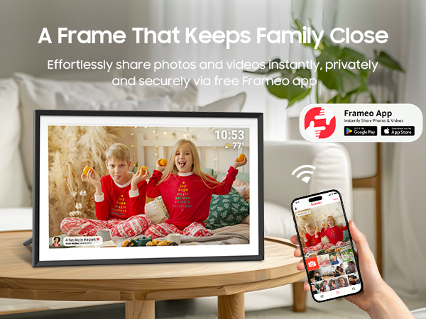Amazon.com : ApoloSign Digital Picture Frame 15.6 inch, WiFi
